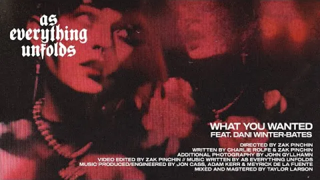 As Everything Unfolds - WHAT YOU WANTED (feat. Dani Winter-Bates from Bury Tomorrow)