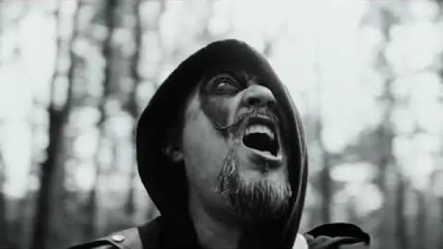 Hanging corpse from the cross